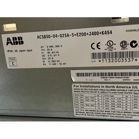 ABB ACS850-04-025A-5